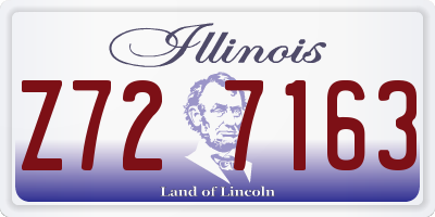 IL license plate Z727163