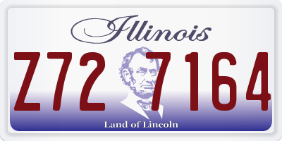 IL license plate Z727164