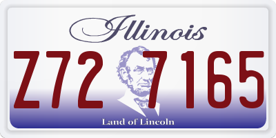 IL license plate Z727165