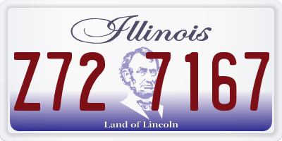 IL license plate Z727167