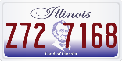 IL license plate Z727168