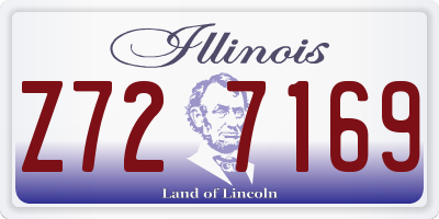 IL license plate Z727169