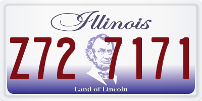 IL license plate Z727171