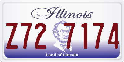 IL license plate Z727174