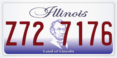 IL license plate Z727176