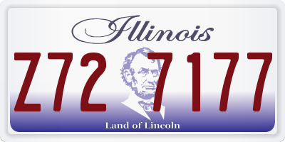 IL license plate Z727177
