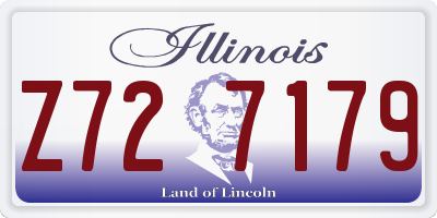 IL license plate Z727179