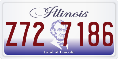 IL license plate Z727186