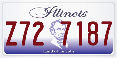 IL license plate Z727187