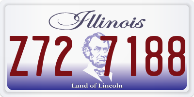 IL license plate Z727188