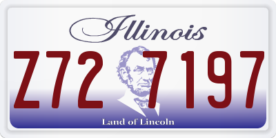 IL license plate Z727197