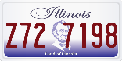 IL license plate Z727198