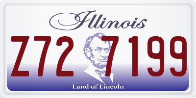 IL license plate Z727199
