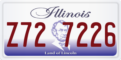 IL license plate Z727226