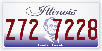 IL license plate Z727228
