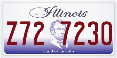 IL license plate Z727230