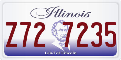 IL license plate Z727235