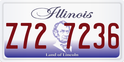 IL license plate Z727236