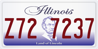 IL license plate Z727237