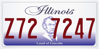 IL license plate Z727247