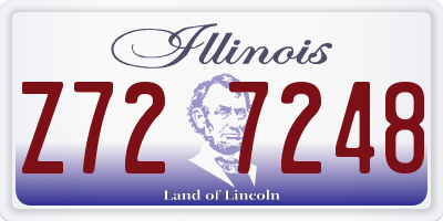 IL license plate Z727248
