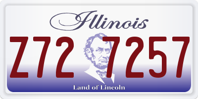 IL license plate Z727257