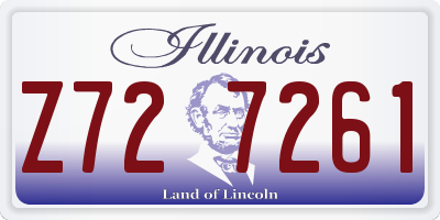 IL license plate Z727261