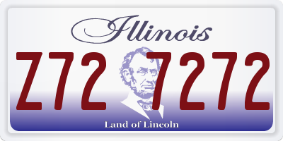 IL license plate Z727272
