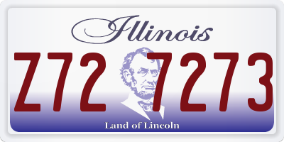 IL license plate Z727273