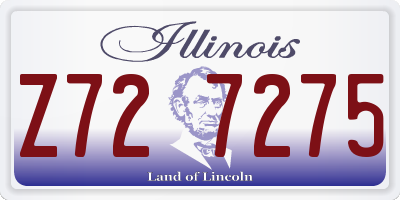 IL license plate Z727275