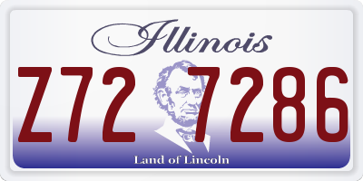 IL license plate Z727286
