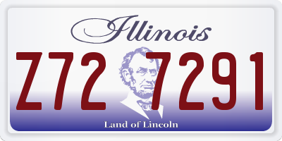 IL license plate Z727291