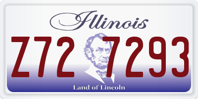IL license plate Z727293