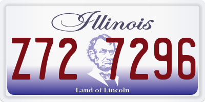 IL license plate Z727296