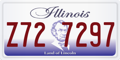 IL license plate Z727297