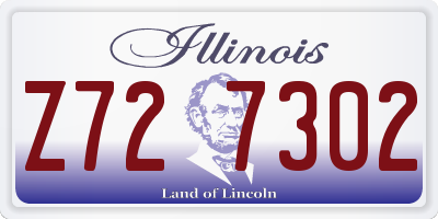 IL license plate Z727302