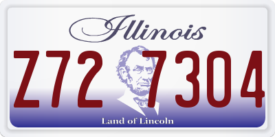IL license plate Z727304