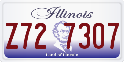 IL license plate Z727307