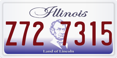 IL license plate Z727315