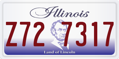 IL license plate Z727317