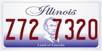 IL license plate Z727320