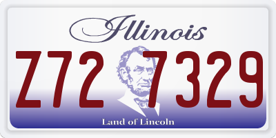 IL license plate Z727329