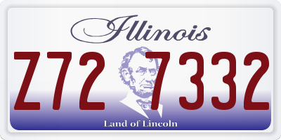 IL license plate Z727332