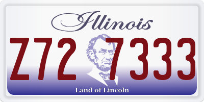 IL license plate Z727333