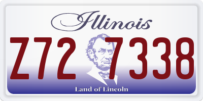 IL license plate Z727338