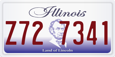 IL license plate Z727341