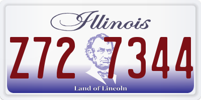 IL license plate Z727344