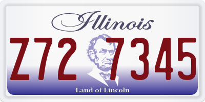 IL license plate Z727345