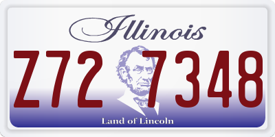 IL license plate Z727348