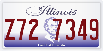 IL license plate Z727349